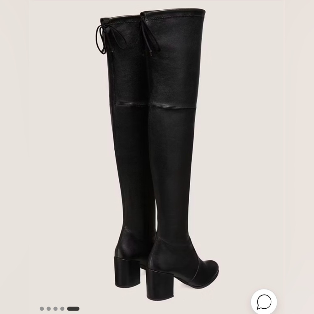 Iconic Stuart Weitzman Tieland Leather Boots 8 9